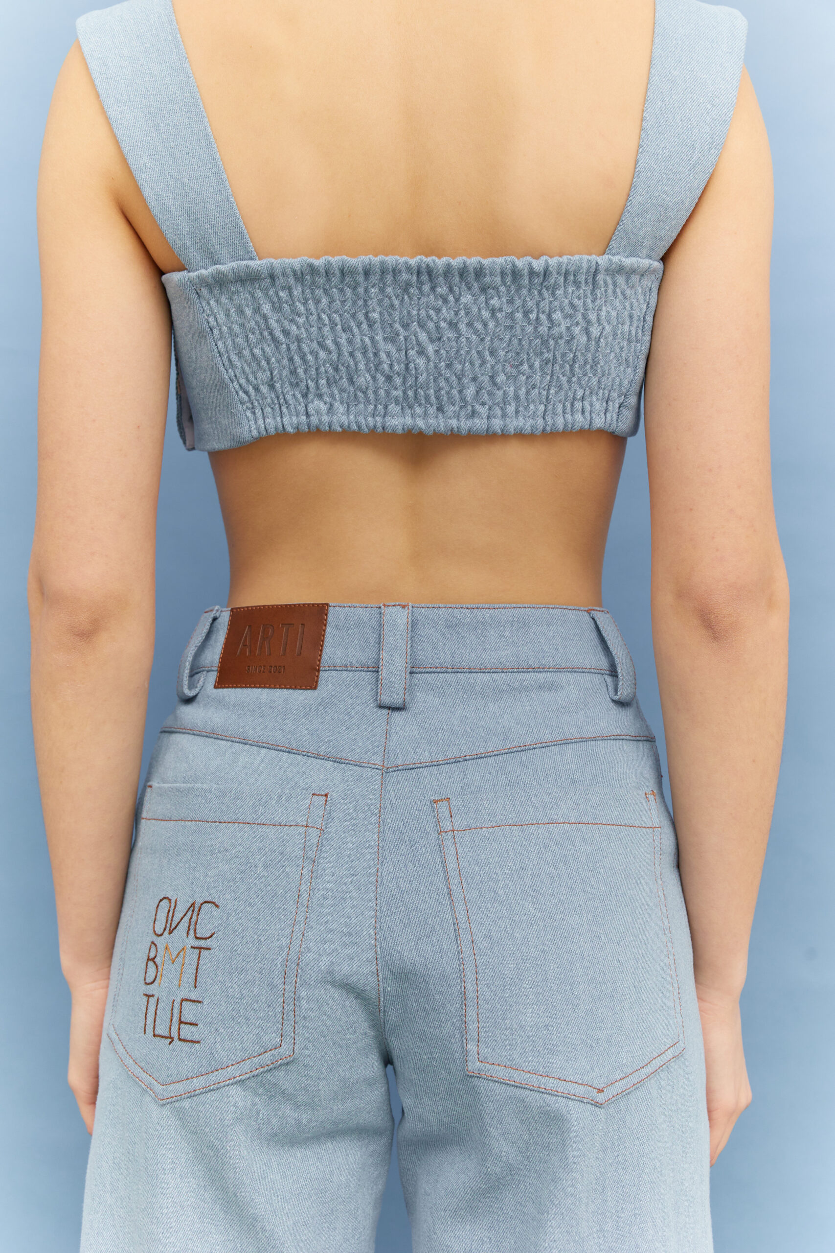 Джинси Mom Fit Блакитний - Image 3