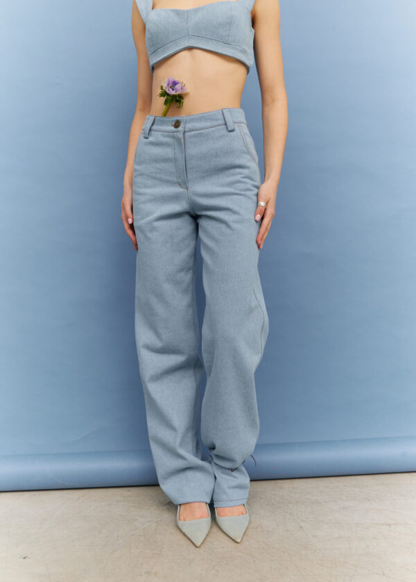 Джинси Mom Fit Блакитний