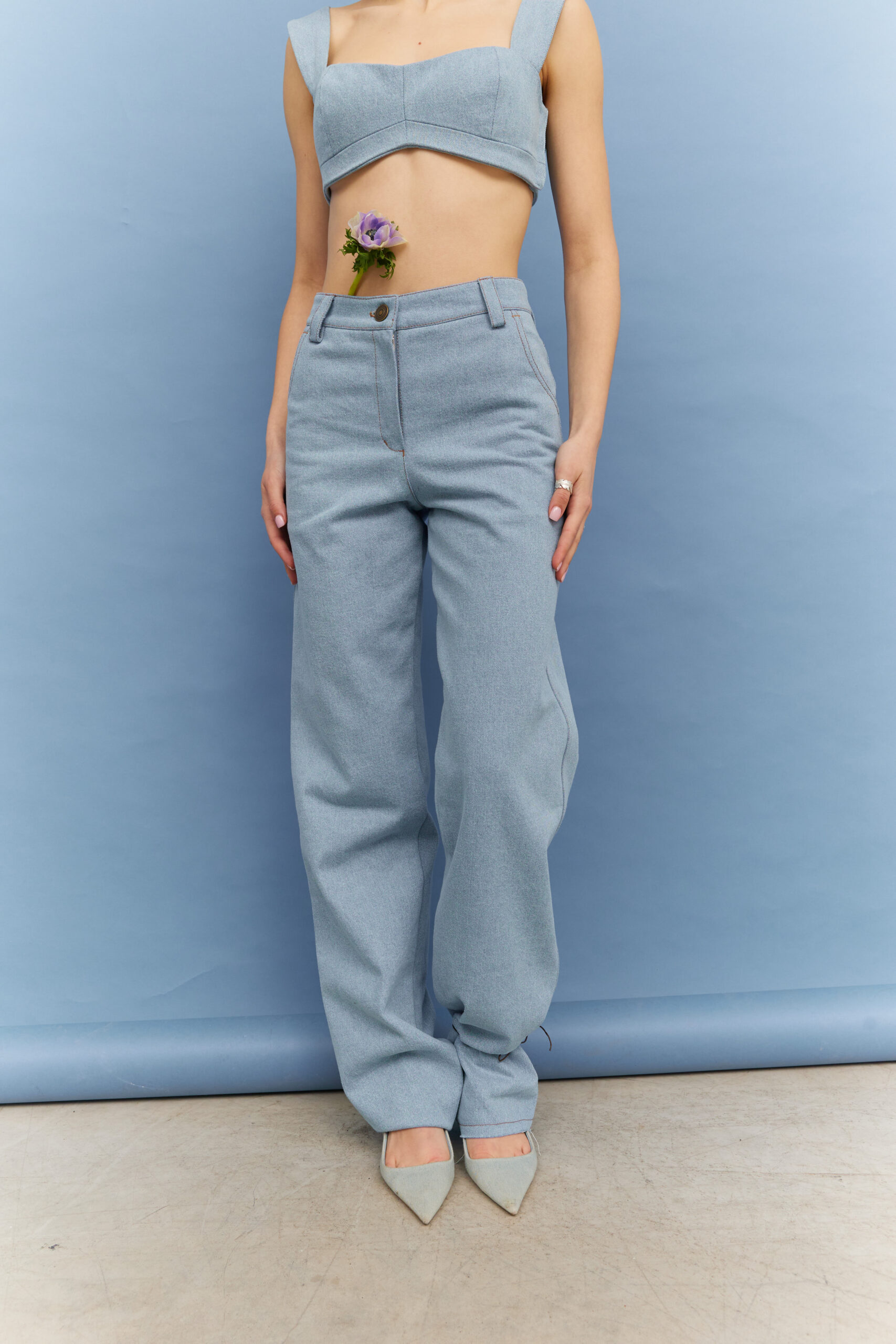 Джинси Mom Fit Блакитний