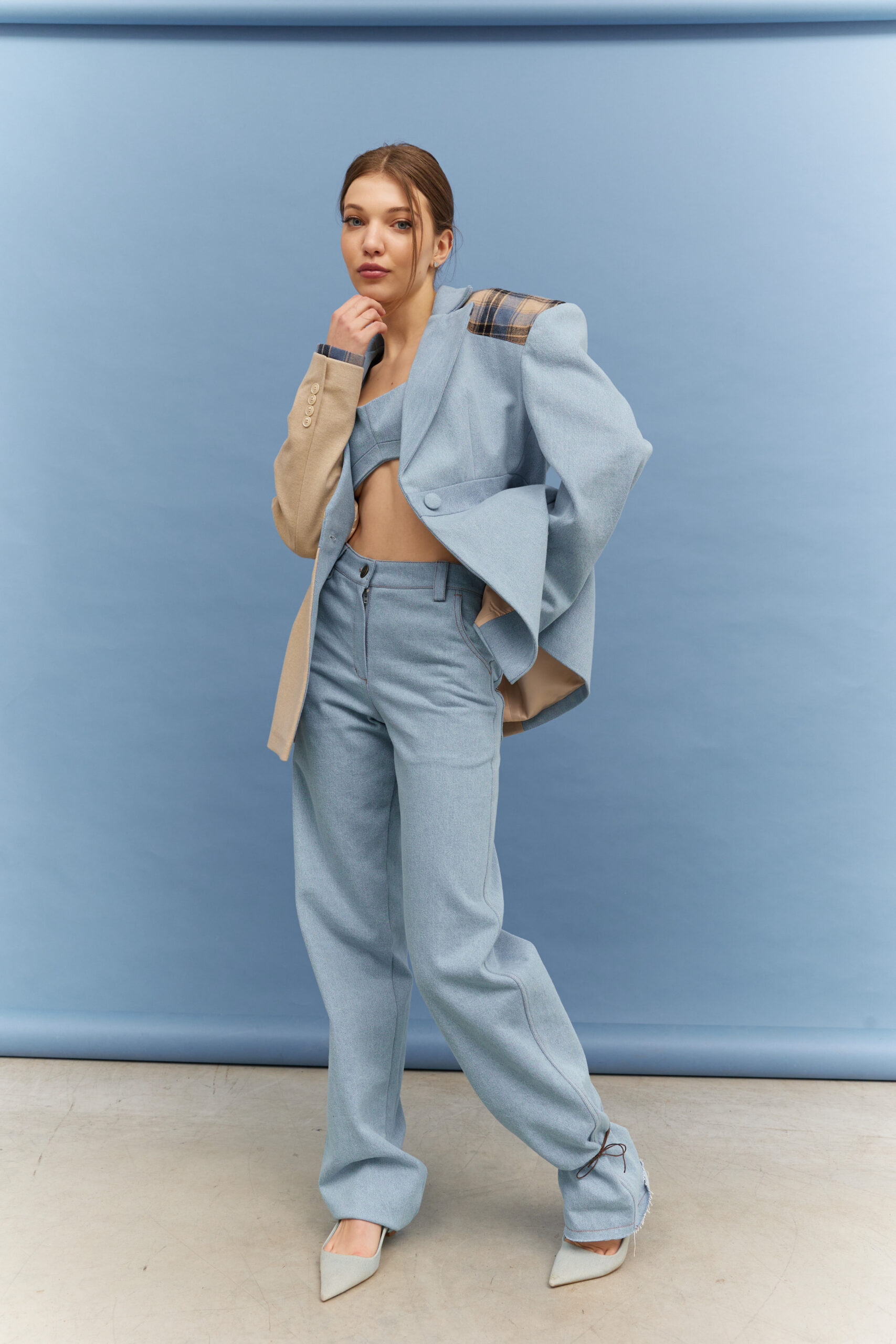 Джинси Mom Fit Блакитний - Image 4